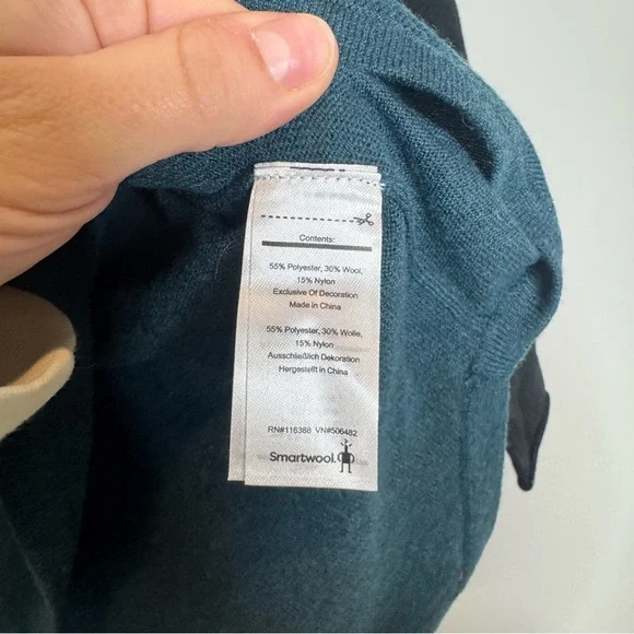 Smartwool Women’s Shadow Pine Colorblock Sweater Size Small - Picture 8 of 9